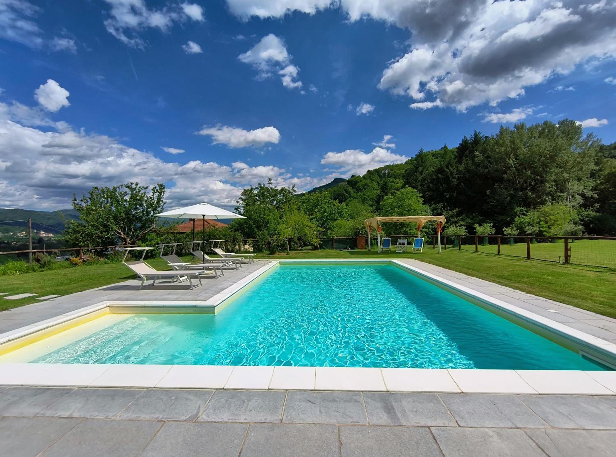 Villa Ai Tre Campi Fornaci di Barga Exterior foto