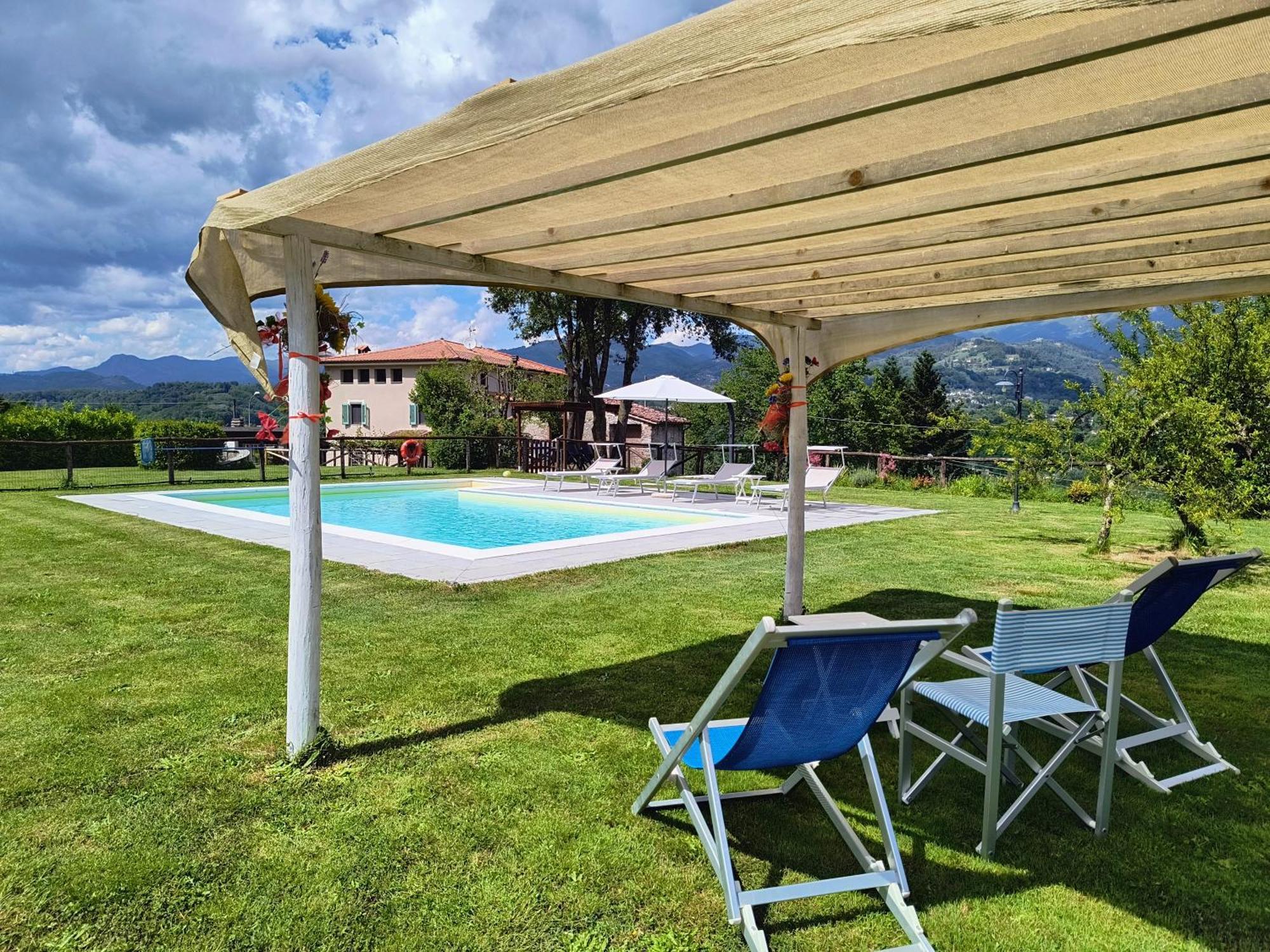 Villa Ai Tre Campi Fornaci di Barga Exterior foto